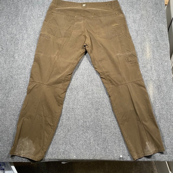 KUHL Men's Brown Revolvr Pants 38x32 Relaxed Fit Hybrid Fabric Outdoor Casual - Picture 5 of 10